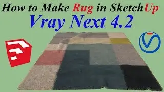 How to Make Rug in Sketchup Vray Next 4.2