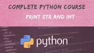 Python |  Methods print str and int