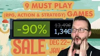 Steam Winter Sale 2021 - 9 Must-Play Games! RPG, Action & Strategy - My recommendations!