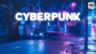CYBERPUNK Video Effect in VN Video Editor !
