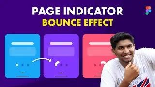 Page Indicator Bounce Effect – Figma Animation Tutorial using Smart Animate