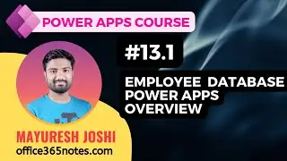 13.1 Employee Database PowerApps Application: Overview