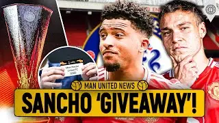 LIVE Europa League Draw! Sancho Update! | Man United News