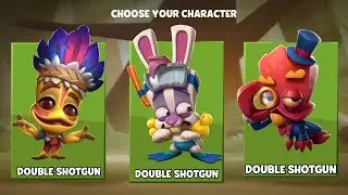 Which Character Double Shotgun is Powerful | Zooba