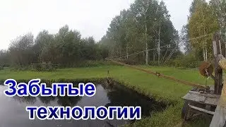 Забытые технологии.  Dragline excavator homemade