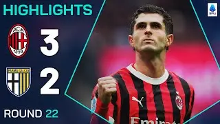 MILAN-PARMA 3-2 | HIGHLIGHTS | 22ª GIORNATA | SERIE A ENILIVE 2024/25