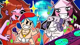 BABY BOYFRIEND VS BABY RUV IN PREGNANT  - Friday Night Funkin' Animation Compilation | Bonagames