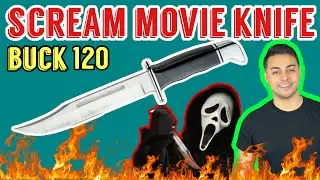 SCREAM VI OFFICIAL KNIFE REVIEW! | Ghostface’s Blade Scream 6 | Buck 120 General Knife | IS IT GOOD?