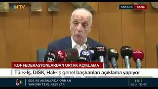 TÜRK-İŞ Genel Başkanımız Ergün ATALAY'dan Basın Açıklaması