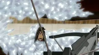 avatar Katara freezes fire nation soldier