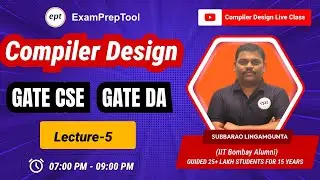 COMPILER DESIGN LECTURE-5 | GATE CSE | GATE DA