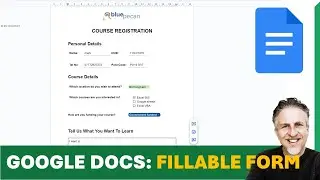 How to Create a Fillable Form in Google Docs