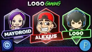 How to Create a Logo Gaming From Android / Ps Touch & PixelLab // Alexius Tv