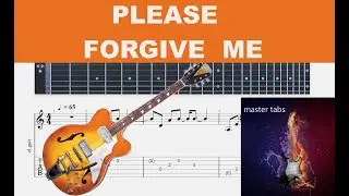 PLEASE FORGIVE ME  | BRYAN ADAMS | Guitar Tab | TUTORIAL 