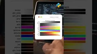 python data analyst - Matplotlib Scatter Available ColorMaps
