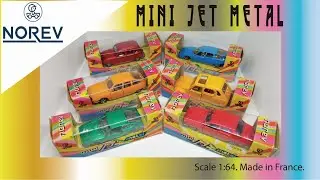 Масштабные модели Norev Mini Jet 1:64 - Citroen, Renault, Matra Simca 