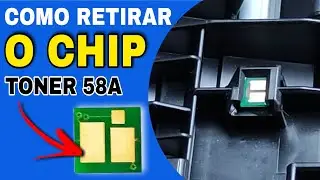 COMO RETIRAR O CHIP DO TONER HP 258a 258x 404dw 428 151 152 1030