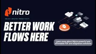 2022 06 08 Webinar  Powerful PDF Productivity, eSignature and Workflow Solutions from Nitro