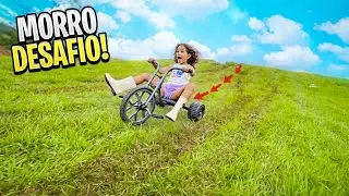 TOMEI CORAGEM E DESCI O MORRO DE VELOCROZ * muito radical *