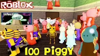 100 СВИНОК ПЕППА ПИГГИ ИНФЕКЦИЯ Хоррор - Piggy Роблокс
