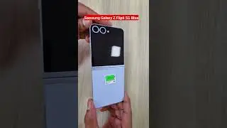 Samsung Galaxy Z Flip6 5G Unboxing | z flip 6 blue