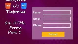 24. HTML Forms Part 1 - Hindi