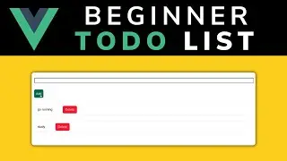 How To Create A Todo List In Vue js (Beginner Tutorial)