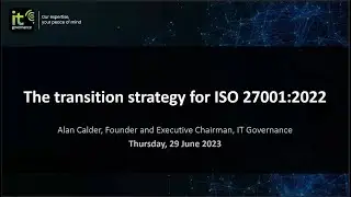 Webinar | ISO 27001:2022 – Scoping and securing the board’s transition commitment