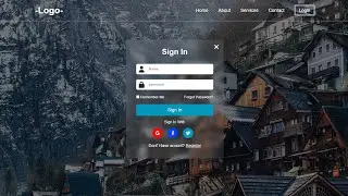 How To Create a Website With Login and Register | HTML CSS & Javascript