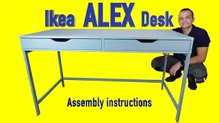 Ikea ALEX Desk Assembly instructions