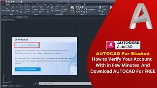 HOW TO Download, Install & Verify Autodesk Account For Free | GET AUTOCAD FOR EDUCATION #autocad