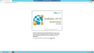 Dell EMC Networker 19.3 Installation