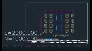 HOW TO MAKE AN ASSUME COORDINATES IN AUTOCAD/CIVIL 3D?