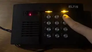 Домофон Eltis ЦП100ТМ-8: Установка индивидуального кода