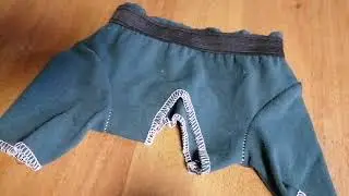 Штанишки для собаки. Построение штанин для открытой проймы.