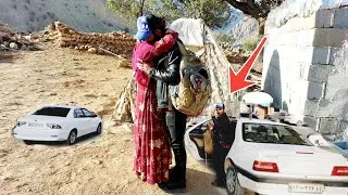 Isa goes to work in Isfahan due to debt.  Jesus' bitter farewell to his wife..