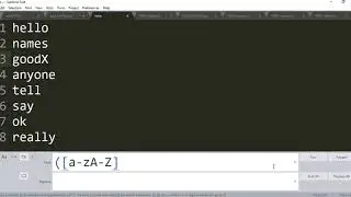 Regex in Sublime text 3