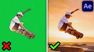 How To Remove & Replace a Green Screen in After Effects