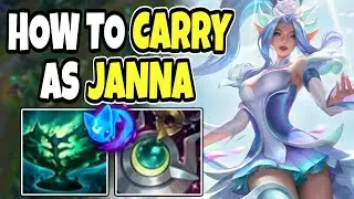 Challenger support shows you how to CARRY as JANNA - Janna support -14.17 League of Legends