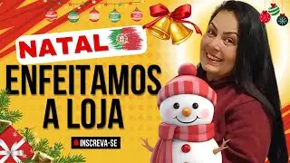 Decoração de Natal na Hamburgueria / Brasileiros em Portugal