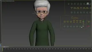 Cartoon Old Woman - Rigged (Biped, catRig)