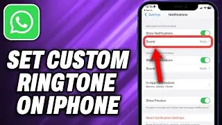 How To Set Custom Ringtone on WhatsApp iPhone (2024) - Quick Help