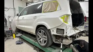Кузовной ремонт !  МЕРСЕДЕС из Кореи встретился с ГАЗоном! 