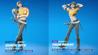 Elowen Skin Showcase with Emotes and Dances | Fortnite New Skins