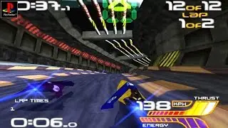 Wipeout 2097 - Gameplay PSX / PS1 / PS One / HD 720P (Epsxe)