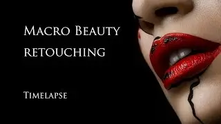 Photoshop CC 2015 Macro Beauty & Makeup Speed Retouching Timelapse