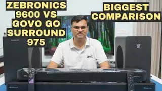 Biggest Comparison : Zebronics 9600 Pro Vs Govo GoSurround 975 Dolby Atmos Soundbar
