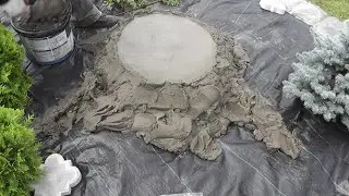 Из цемента своими руками.  "Ландшафт дачного участка @Construction - Products Cement "