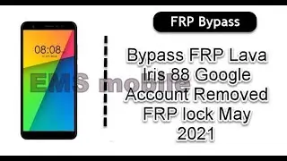 Lava Iris 88 Frp Lock Bypass Done | Google Account UnLock Done | Without Pc New Methot 2021 !!