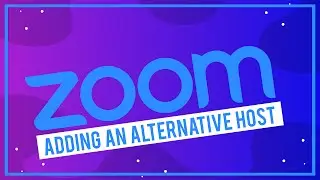 Zoom - Alternative Host